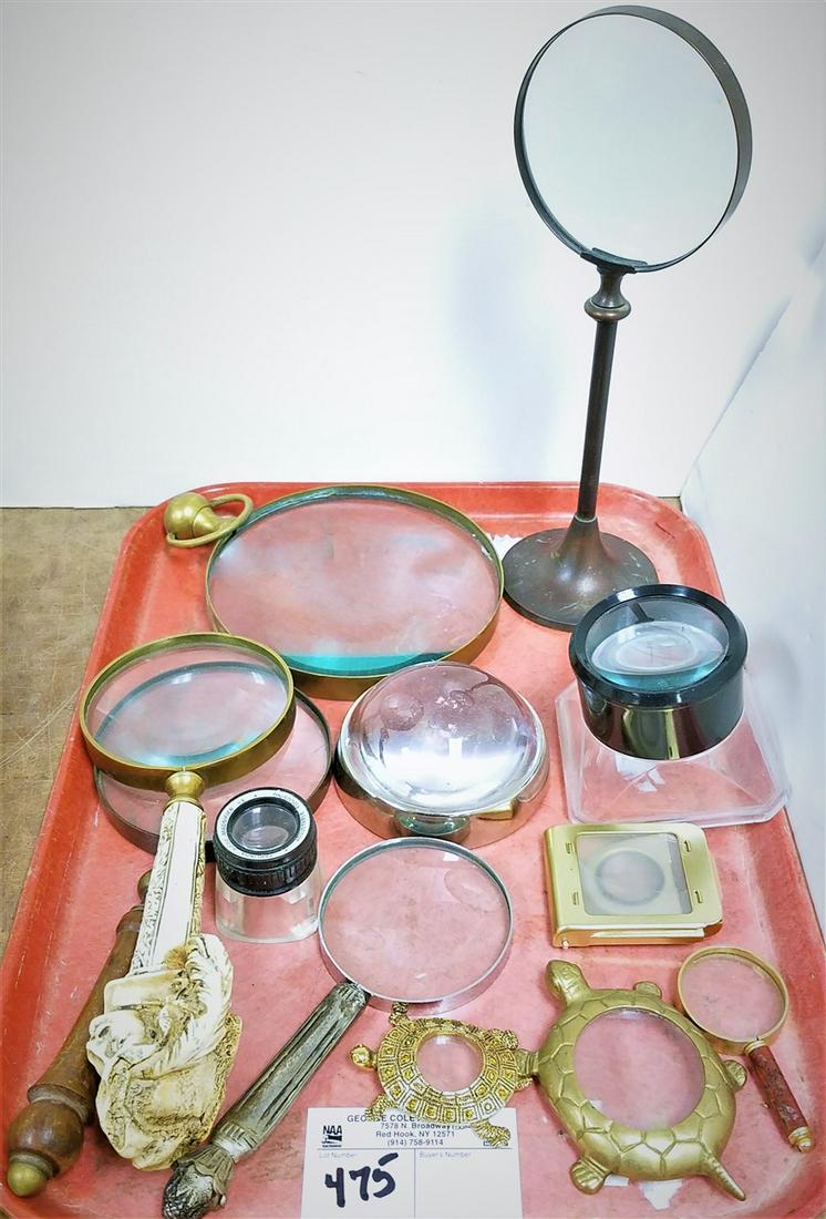 TRAY MAGNIFYING GLASSES: TRAY MAGNIFYING GLASSES