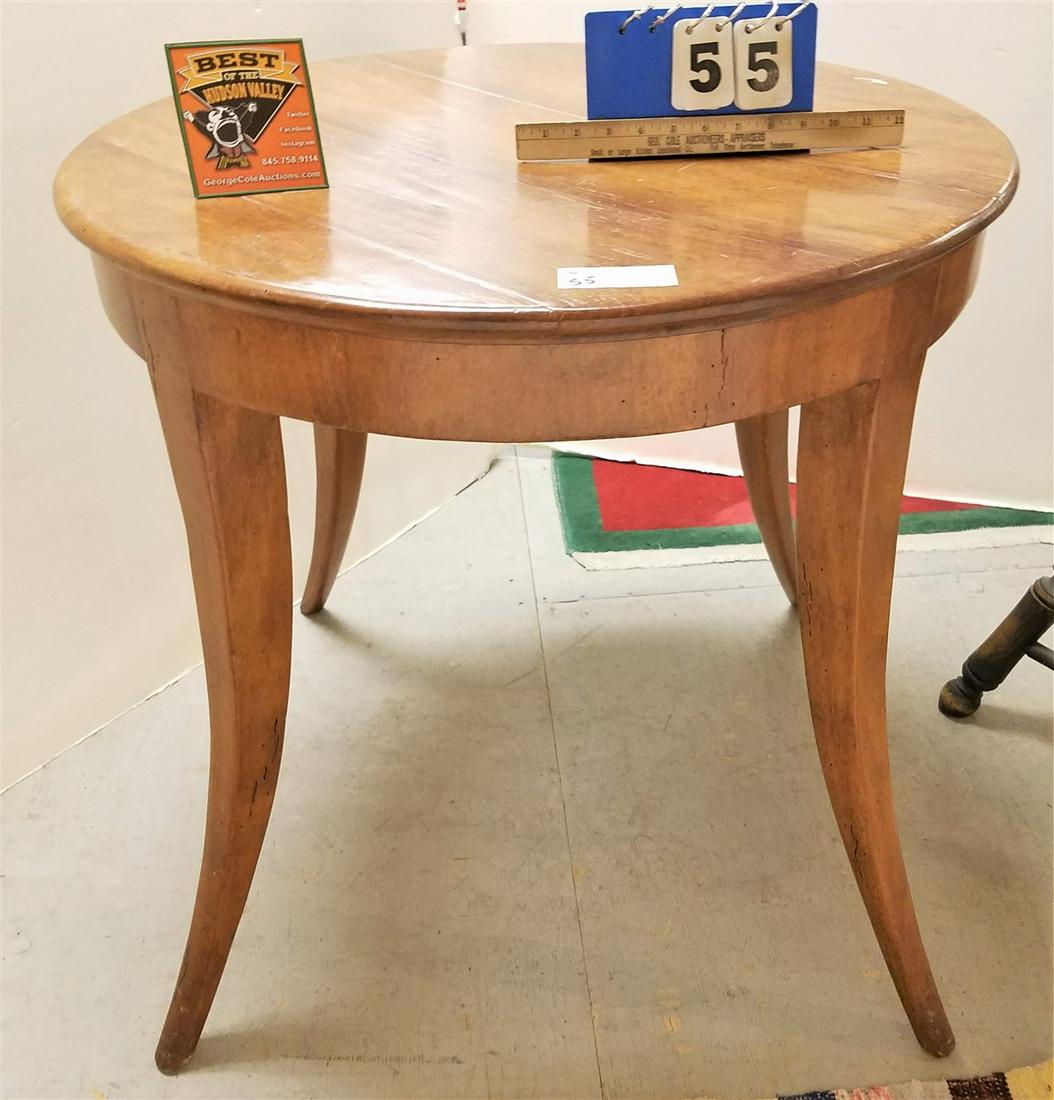 DESIGNER MAHOG.STAND 29" X 30" DIAM. (1 of 3)