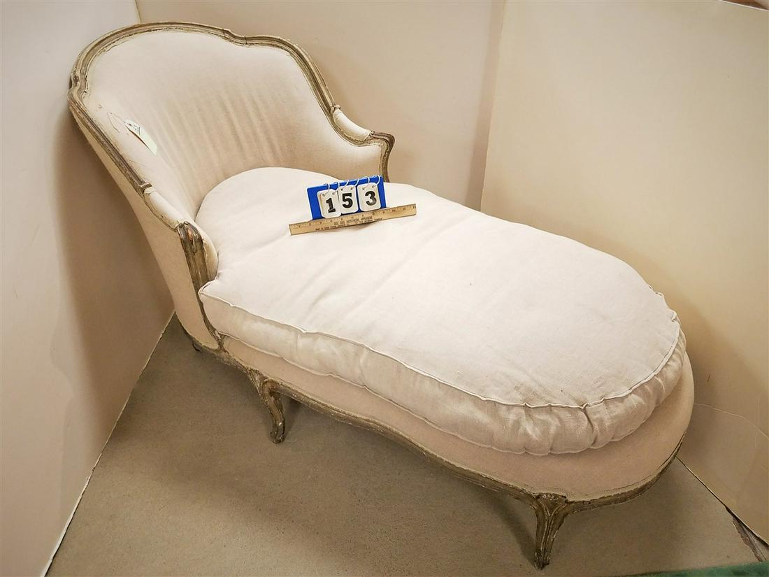 FR. c.1900 CHAISE LOUNGE: FR. c.1900 CHAISE LOUNGE
