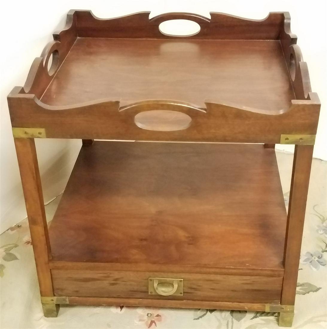 SCANTO SPAIN 1 DRAWER TRAY TOP END STAND, 20.5"H X 21" (1 of 2)