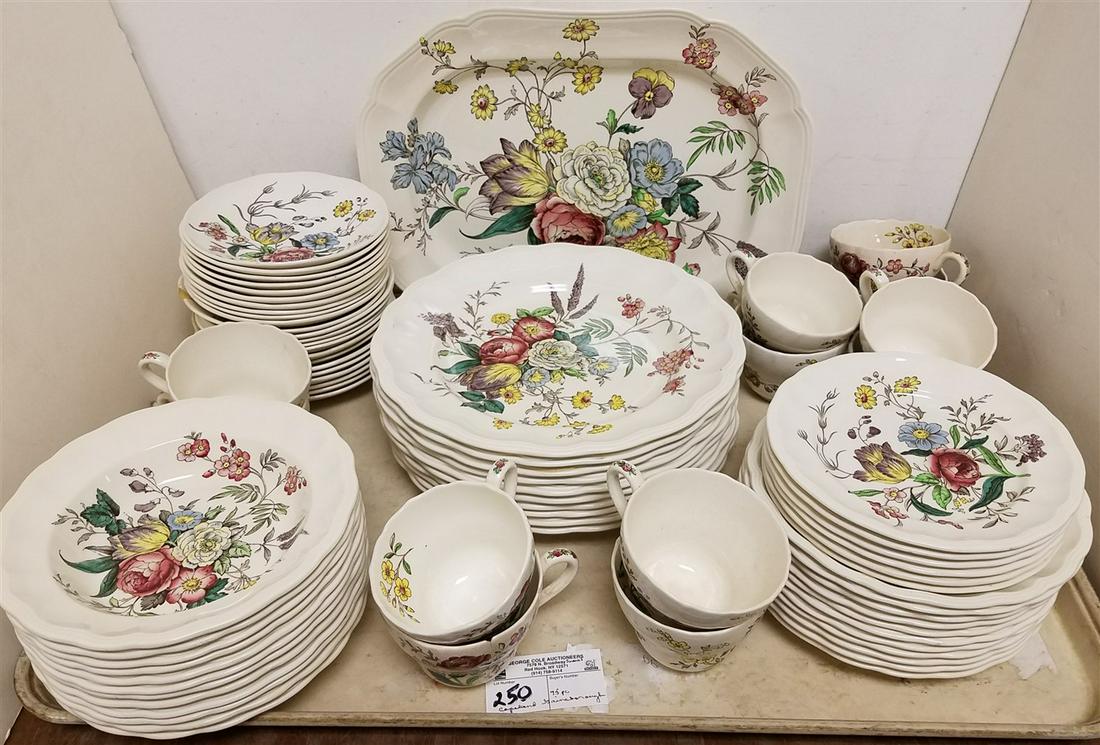 TRAY 75PC. COPELAND GAINSBOROUGH DINNER SERVICE (1 of 1)