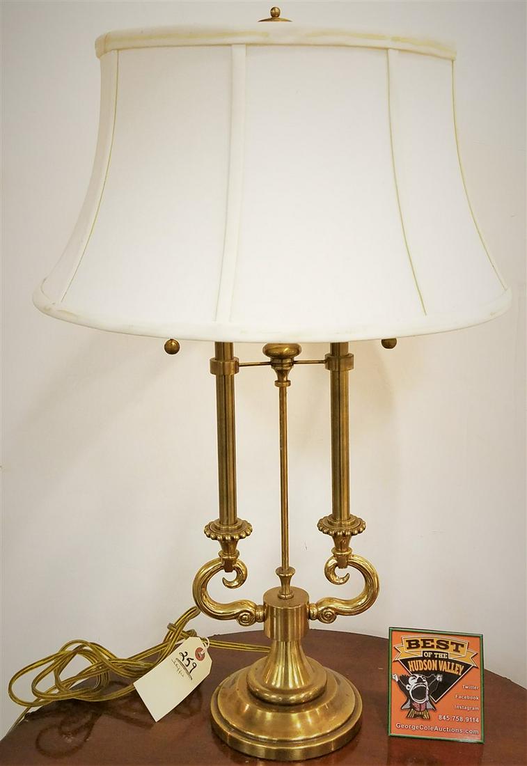 STIFFEL BRASS LAMP, 29" (1 of 3)