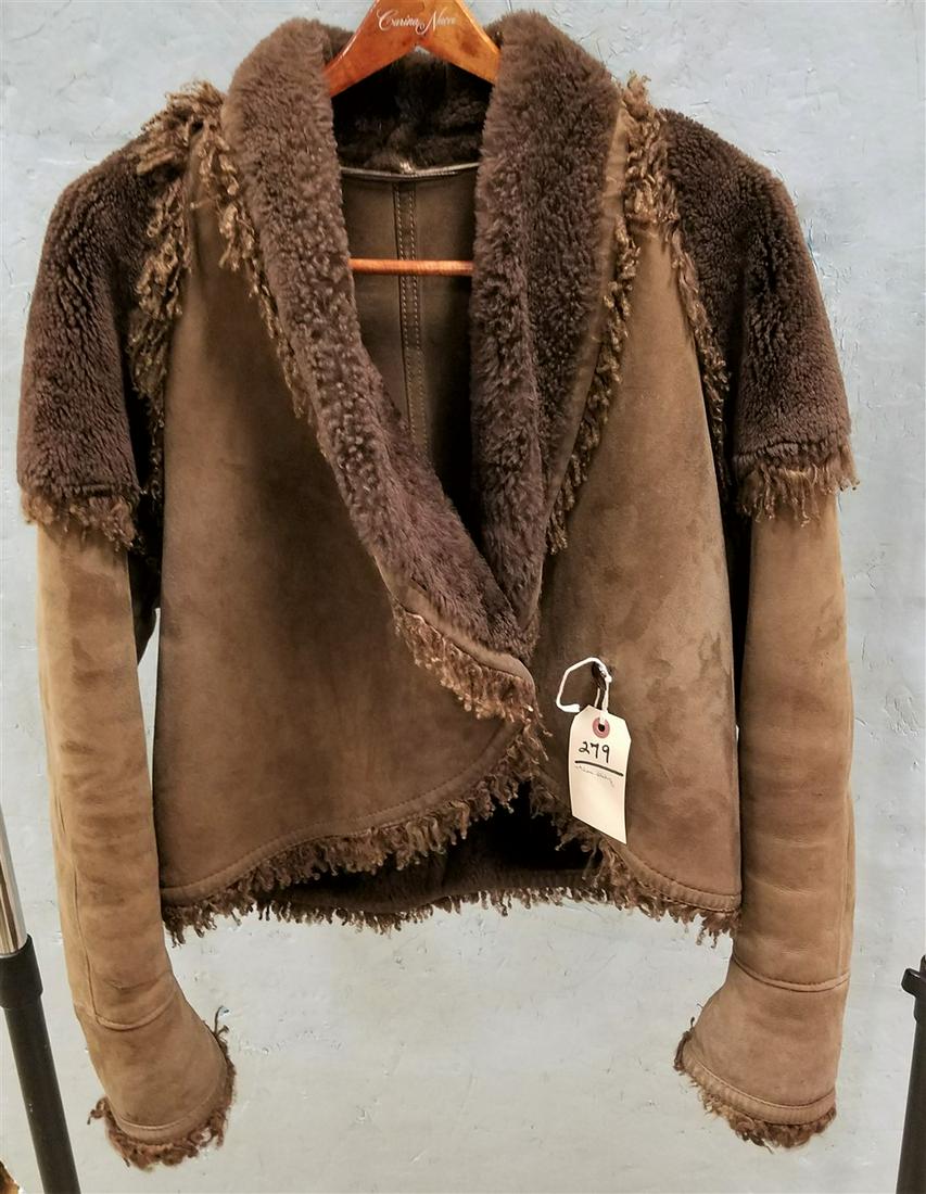 ALMA ITALY SUEDE + FUR JACKET: ALMA ITALY SUEDE + FUR JACKET