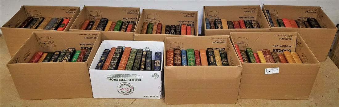 THE FRANKLIN LIBRARY LEATHER BOUND CLASSICS, 9 BOXES, (1 of 12)