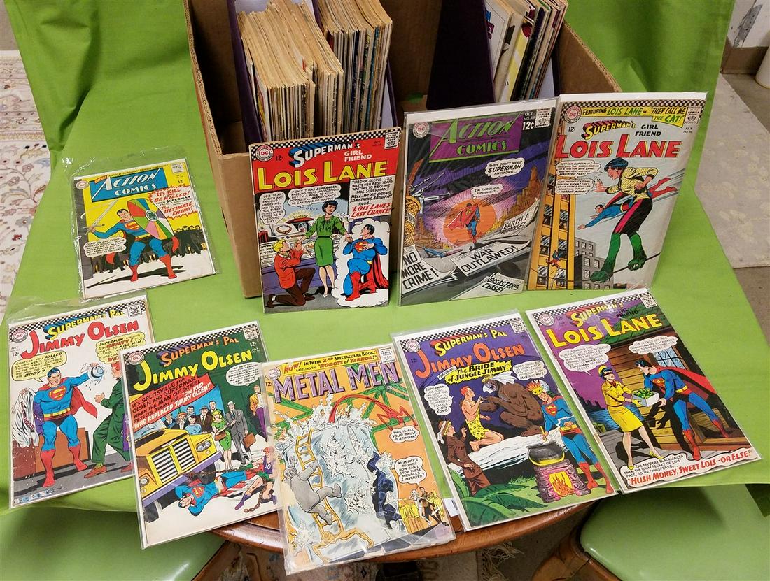 BOX OF COLLECTIBLE DC COMICS, SUPERMAN #186, LOIS LANE (1 of 18)