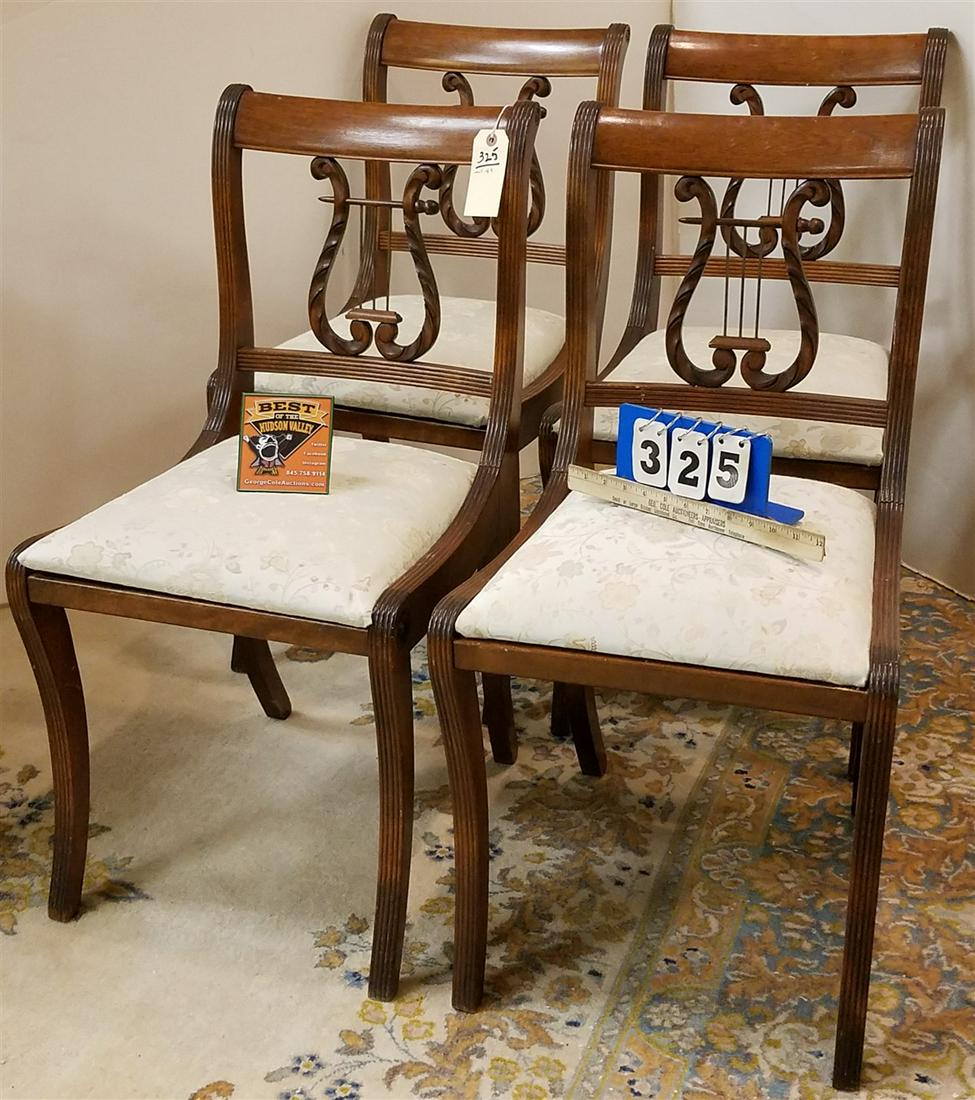 SET 4 FEDERAL STYLE SIDE CHAIRS (1 of 2)