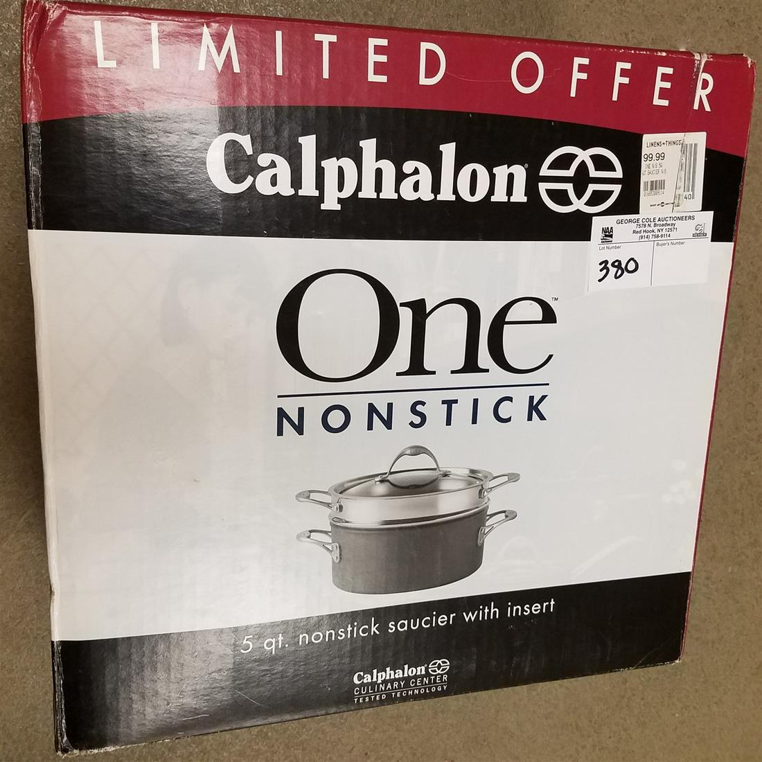 NEW BX;D CALPHALON 5 QT. SAUCIER W/ INSERT (1 of 3)