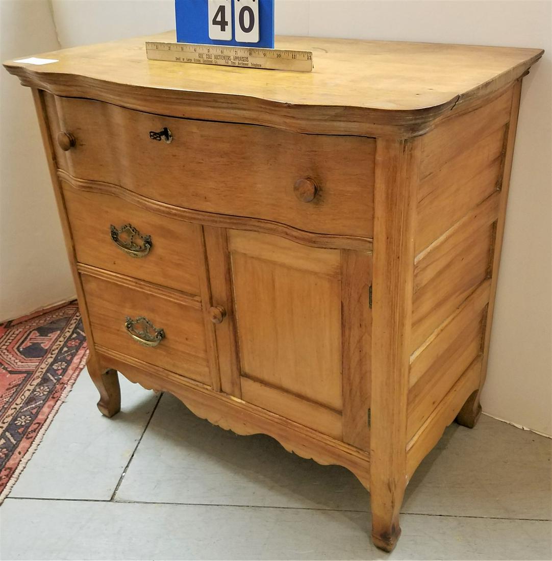 MAPLE WASH STAND, 30"H X 31.25"W X 19"D (1 of 1)