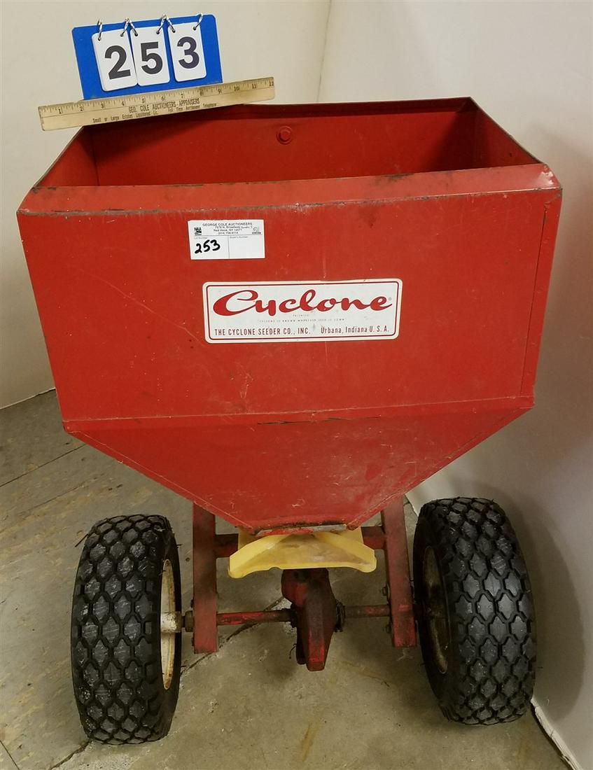 CYCLONE HITCH MOUNTED SPREADER/SEEDER (1 of 4)