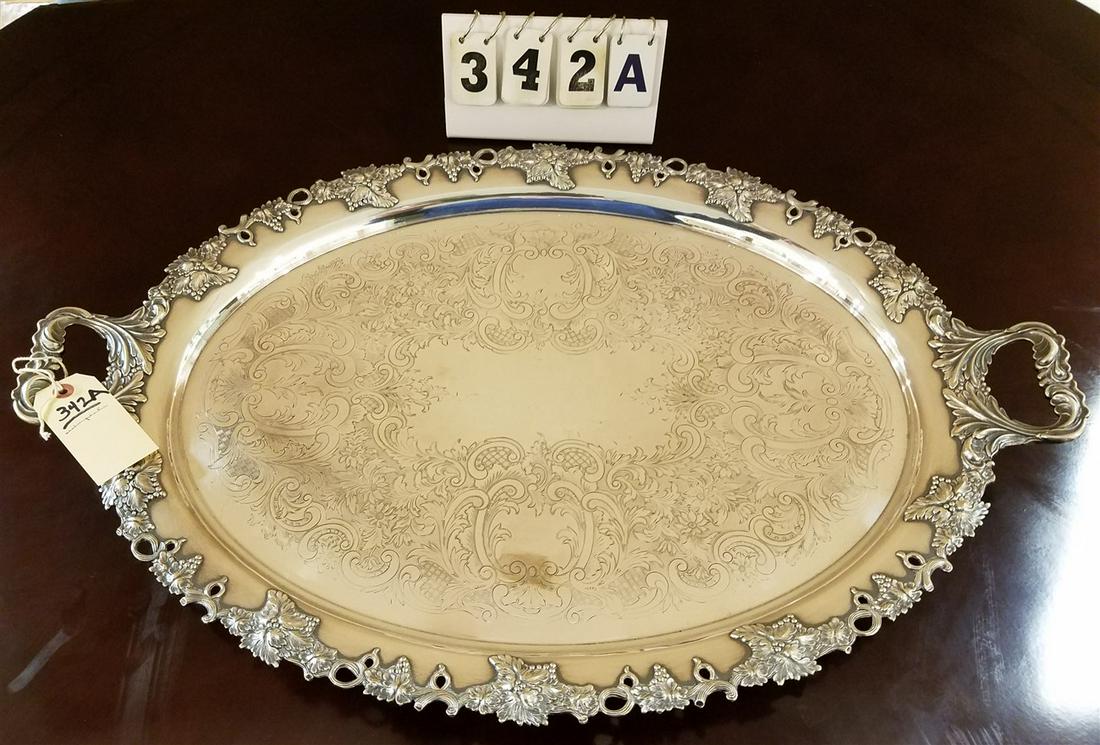 SILVERPLATE SERVING TRAY, 30" X 19.5" (1 of 9)