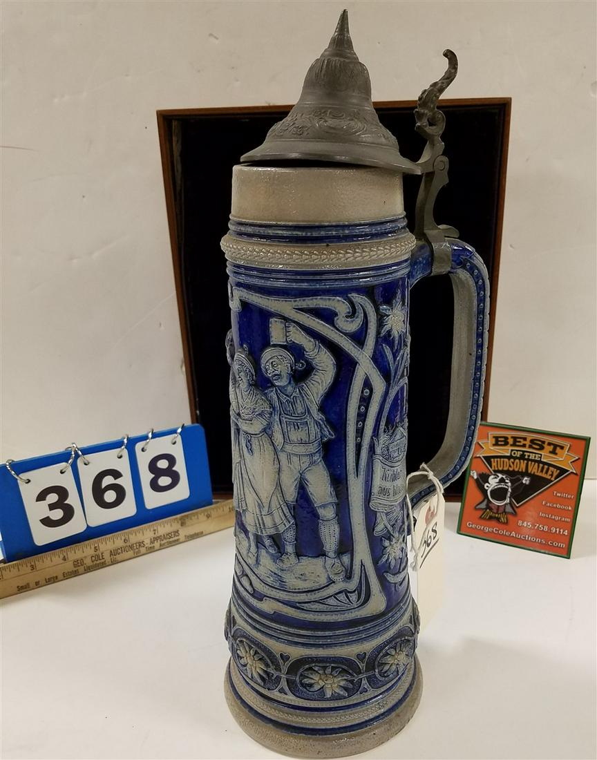GERMAN SALT GLAZE STEIN, 15.5" (1 of 7)