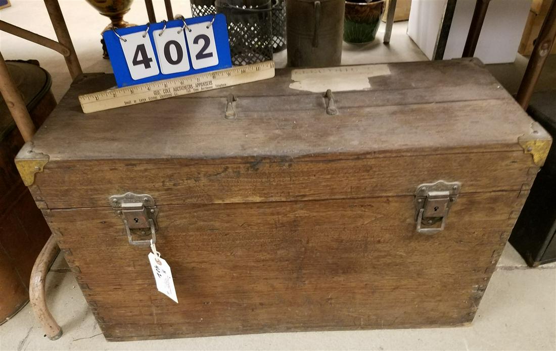 PRIM. TOOL BOX + CONTENTS, 16.5"H X 27.5"W X 10.5"D (1 of 2)