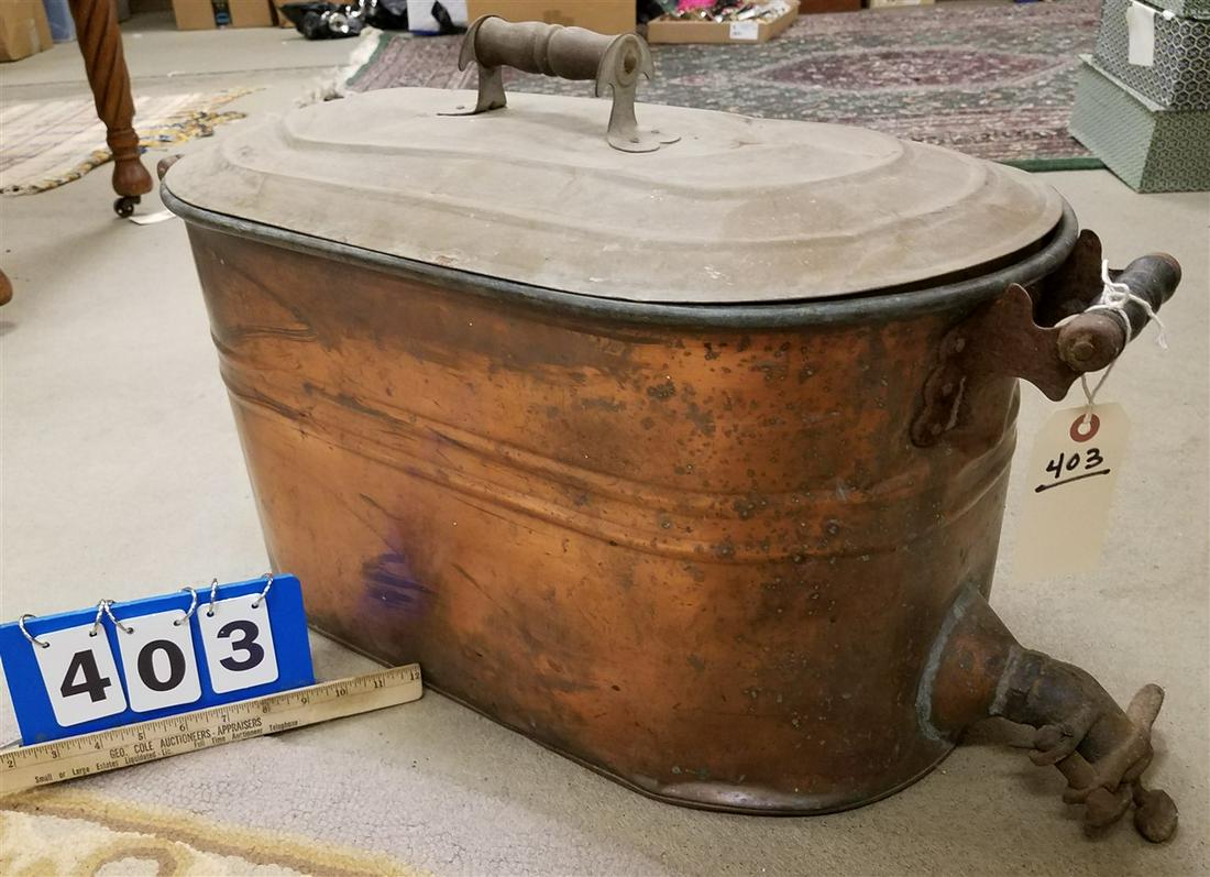 COPPER DOUBLE BOILER (1 of 2)