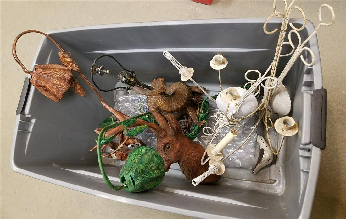 TUB SCONCES BY BILL HUEBBE (1929-2013) (1 of 4)