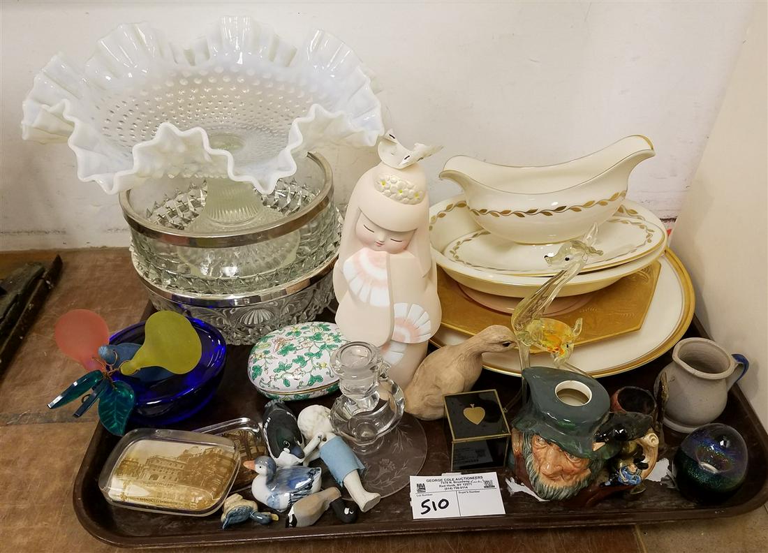 TRAY/ LENOX, ROYAL DOULTON RIP VAN WINKLE CREAMER, (1 of 1)