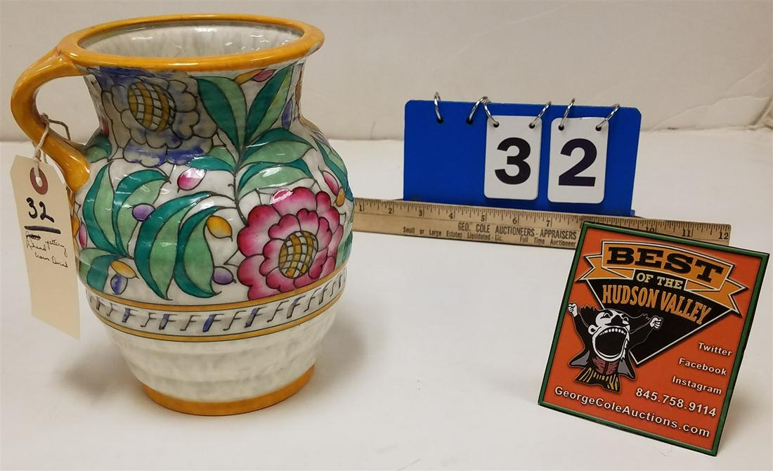 RHEAD CROWN DUCAL PITCHER, 8"H X 5.5" DIAM. (1 of 4)