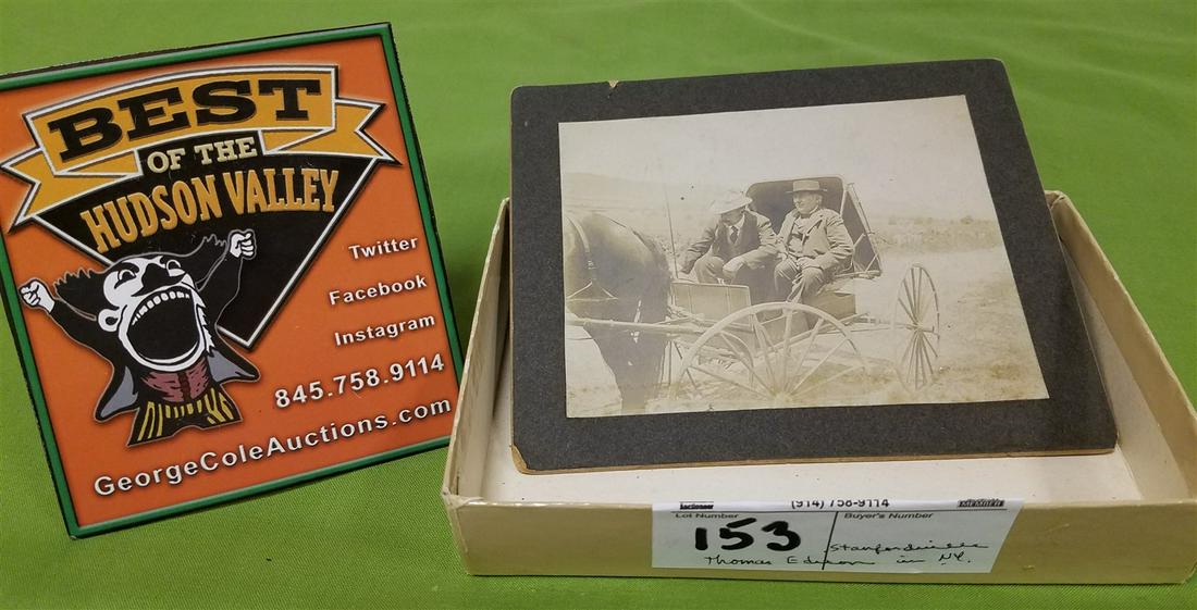 PHOTO OF THOMAS EDISON IN A HORSE + BUGGY AT (1 of 3)