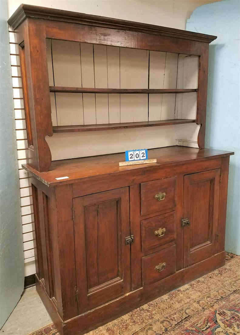 19th c. HUTCH. 6'10"H X 66"W X 25.5"D (1 of 4)