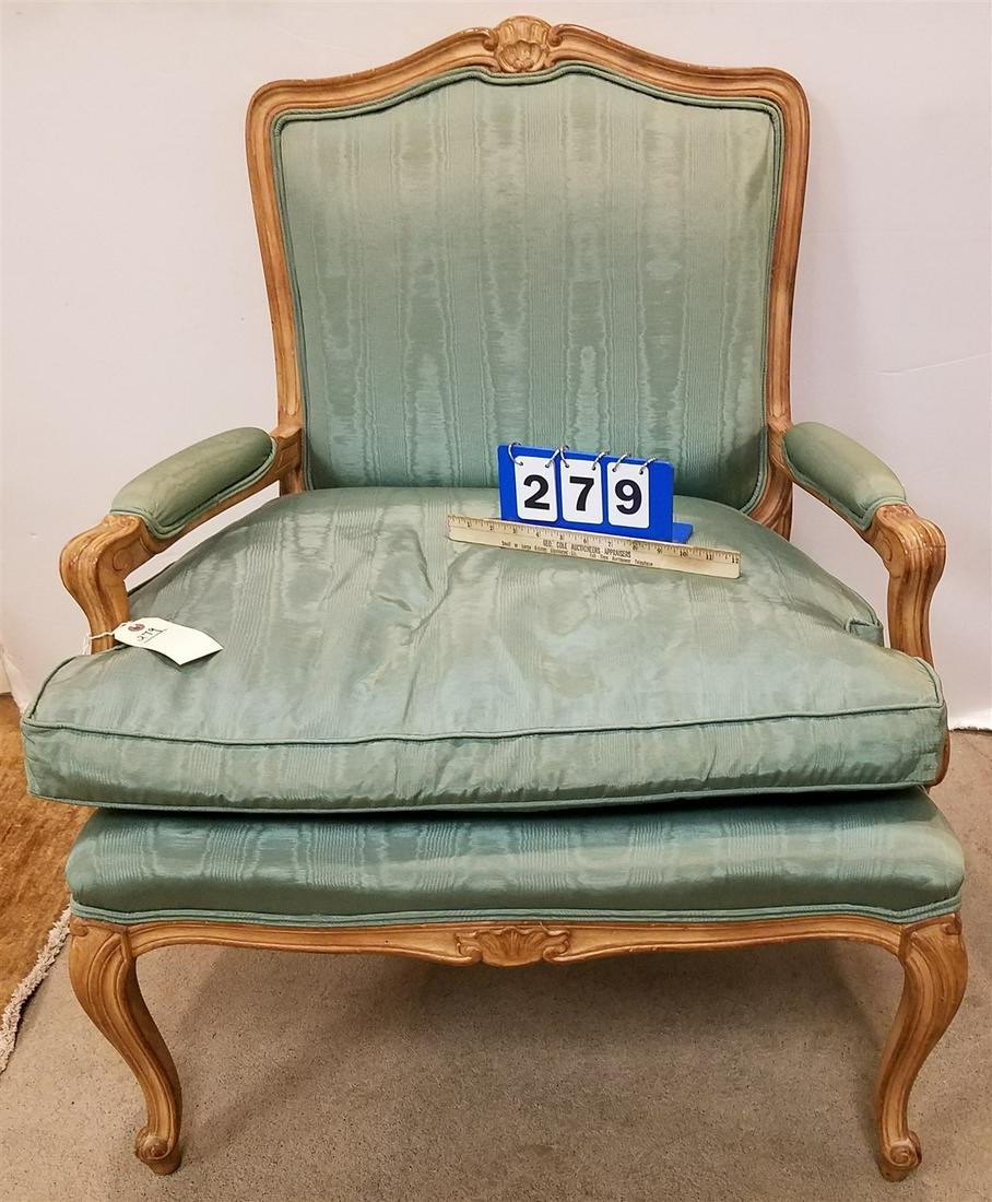 MOIRE UPHOLS, ARM CHAIR (1 of 2)