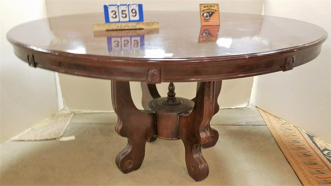 CHERRY 59" DIAM. DINING TABLE (1 of 4)