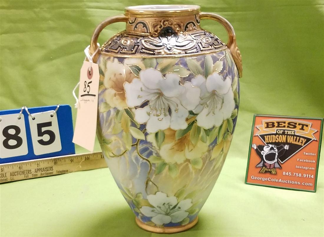 NIPPON VASE, 10": NIPPON VASE, 10"