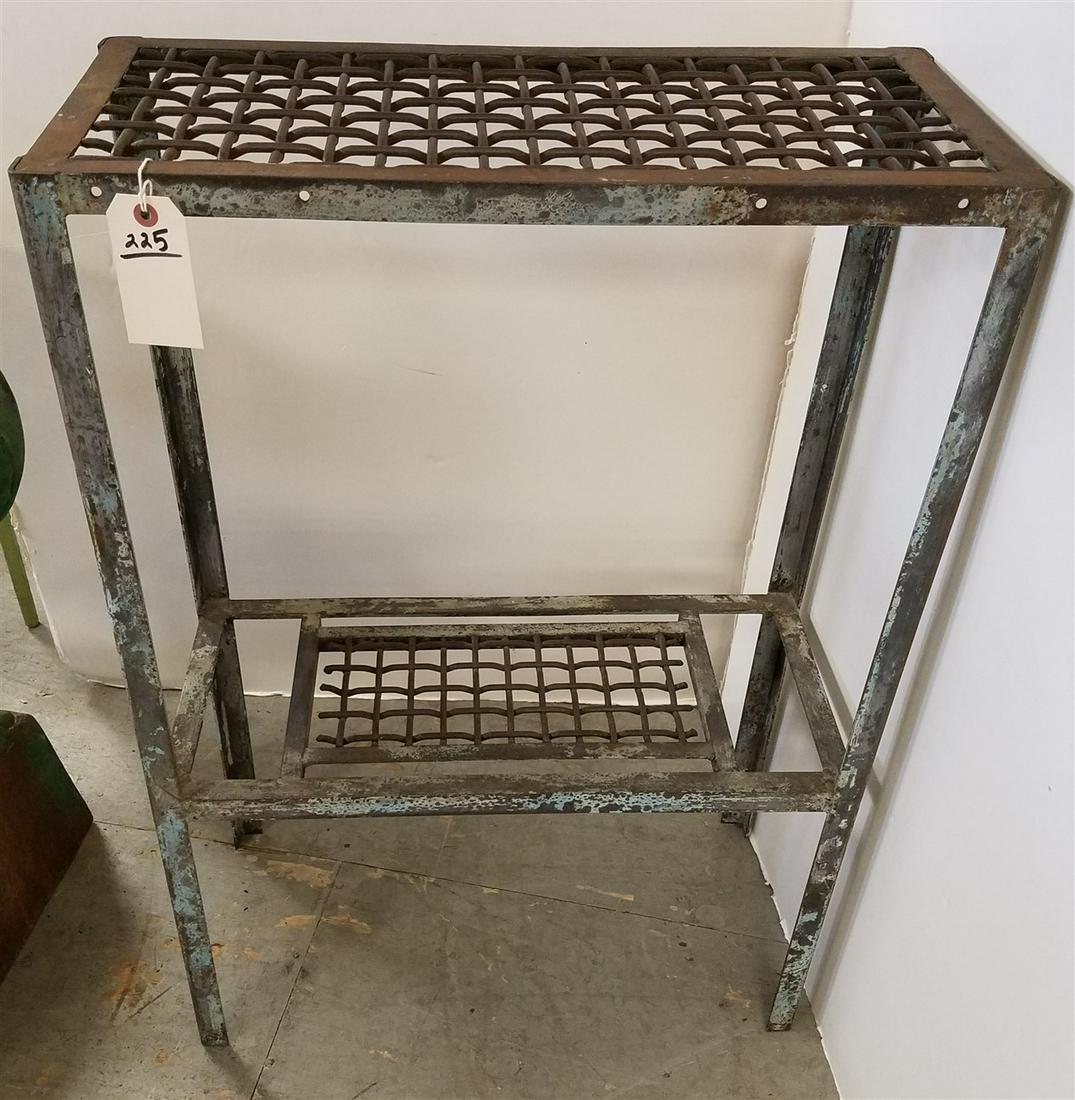 WROUGHT 2 TIER STAND, 35 75"H X 24.5"W X 11"D (1 of 2)