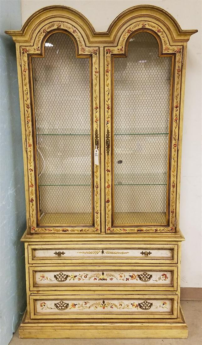 DREXEL HERITAGE PTD. 2 DOOR OVER 3 DRAWER CABINET, (1 of 3)