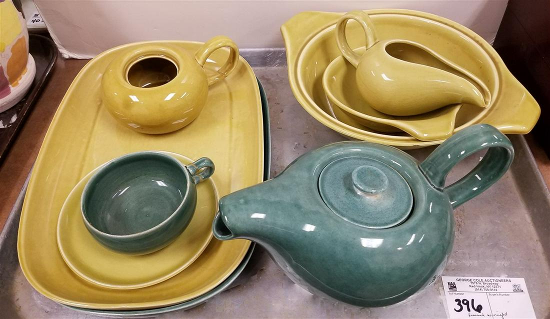 TRAY RUSSEL WRIGHT CHINA, 9PC. (1 of 6)