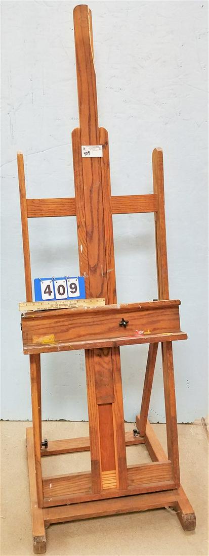 OAK ARTIST EASEL (1 of 1)