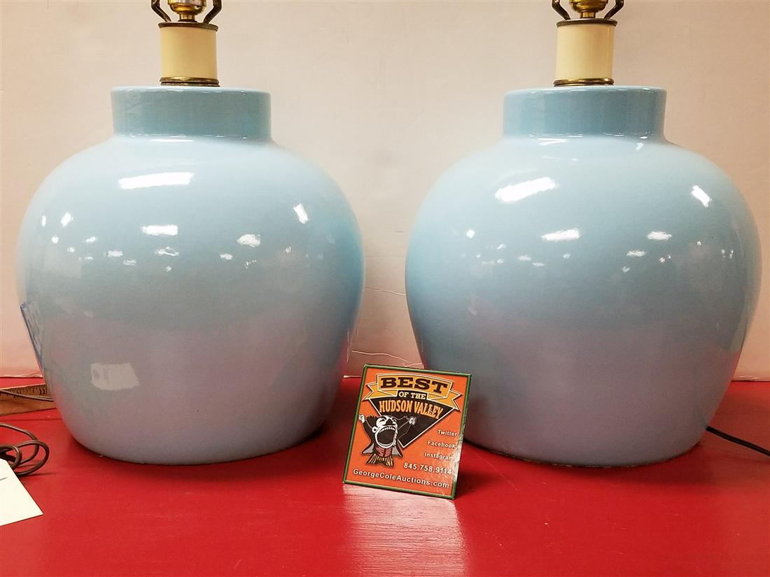 PR. CERAMIC LAMPS, 27" (1 of 2)