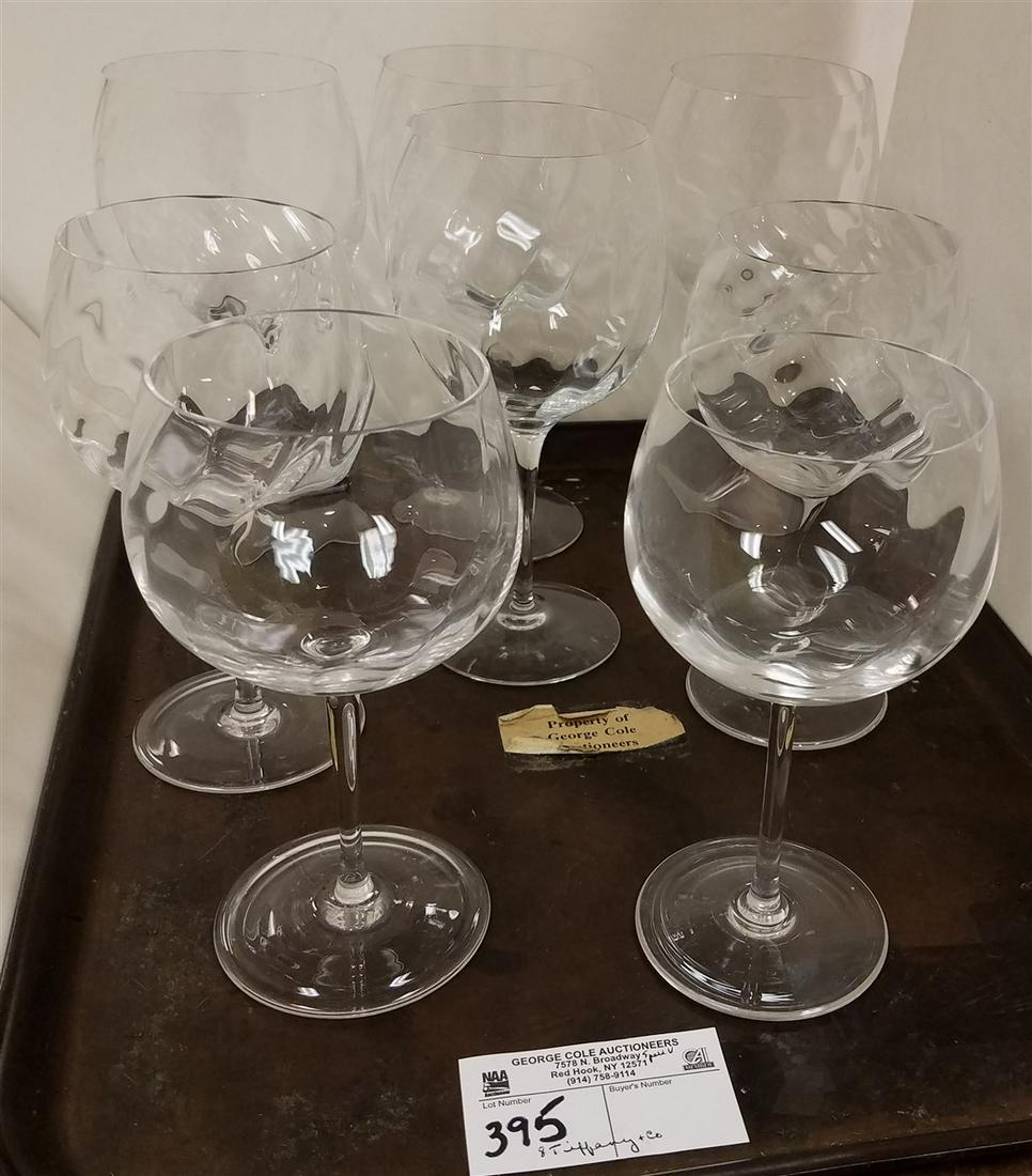 TRAY 8 TIFFANY + CO. WINE GOBLETS: TRAY 8 TIFFANY + CO. WINE GOBLETS