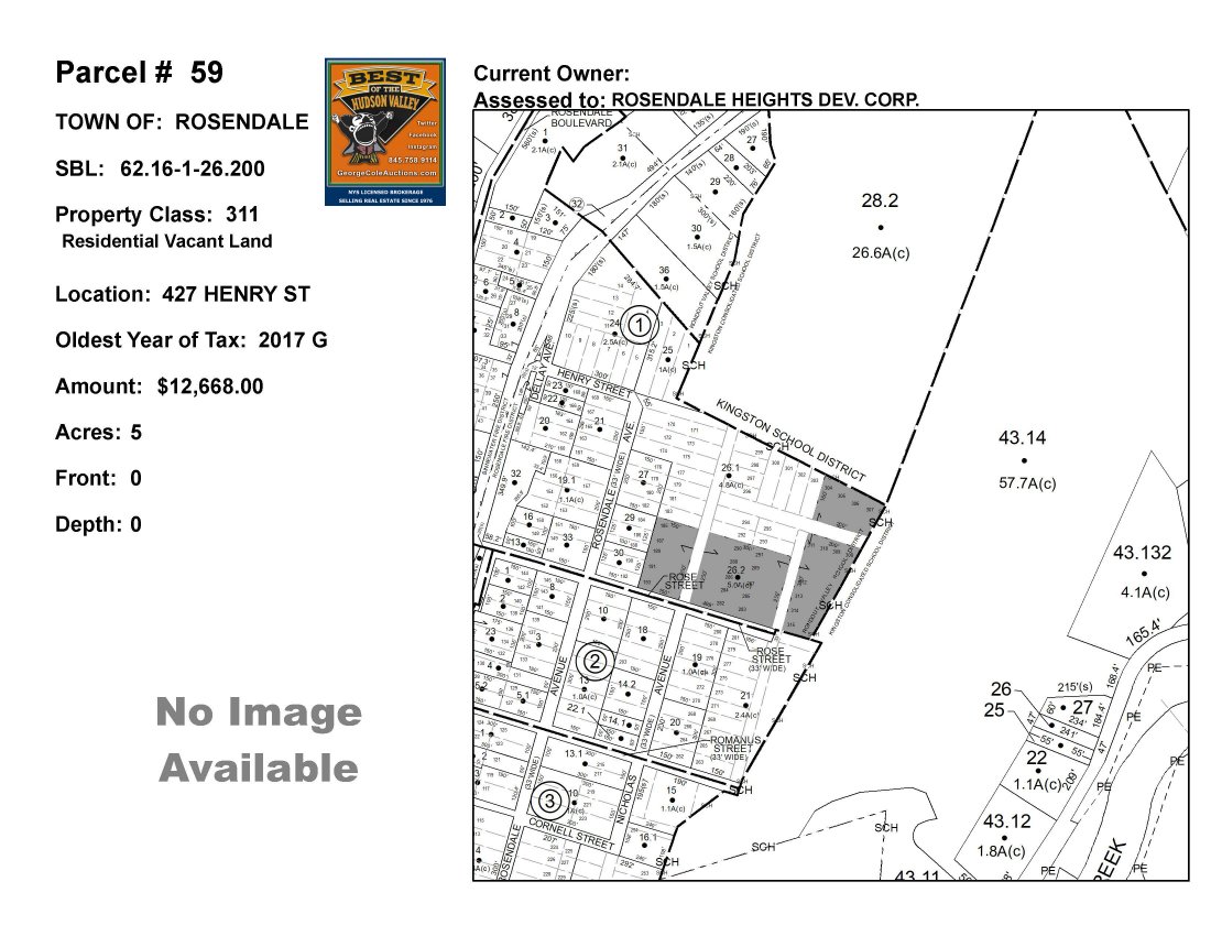 Town of Rosendale - 62.16-1-26.2 - 427 Henry St (1 of 3)