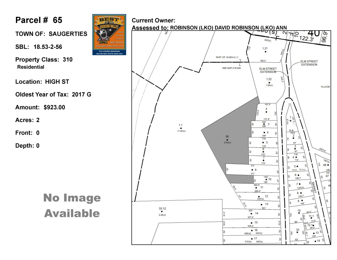Vill Of Saug - SBL: 18.53-2-56 - High St (1 of 3)