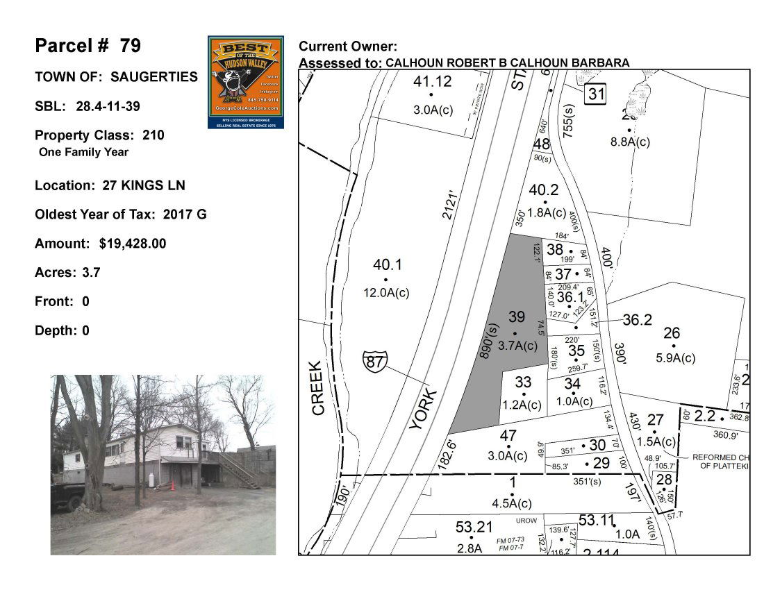 Town of Saug - SBL: 28.4-11-39 - 27 Kings Ln (1 of 3)
