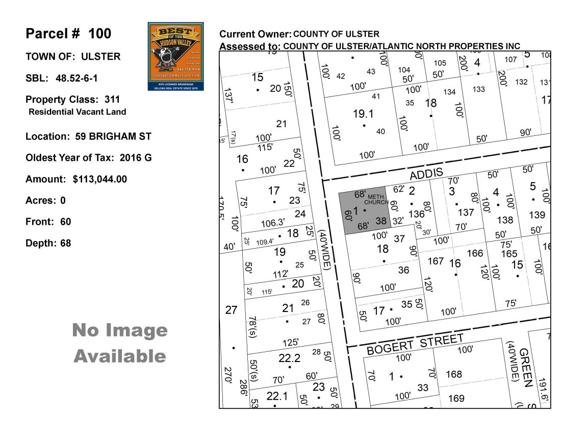 Town of Ulster - SBL: 48.52-6-1 - 56 Brigham St (1 of 3)