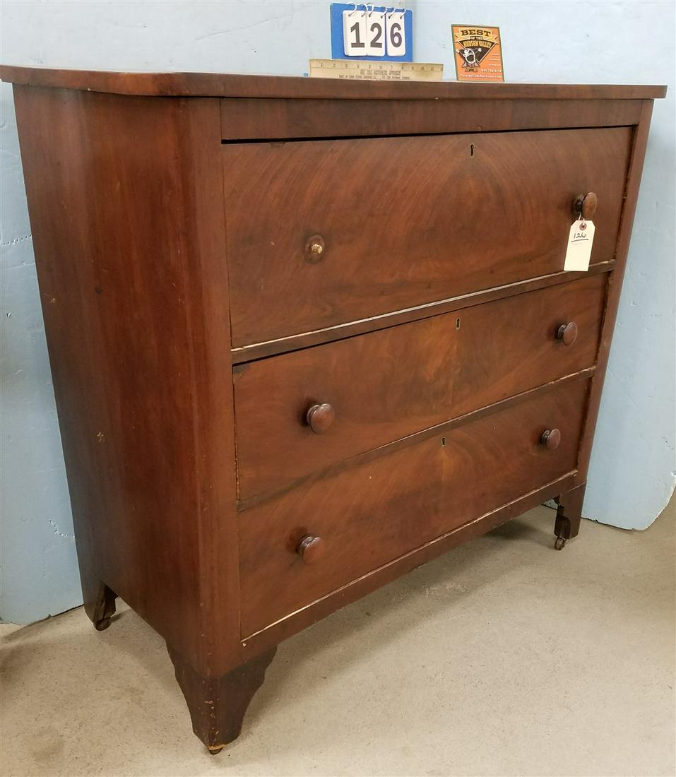 EMPIRE MAGH. 3 DRAWER CHEST 43"H X 45"W X 20.5"D: EMPIRE MAGH. 3 DRAWER CHEST 43"H X 45"W X 20.5"D