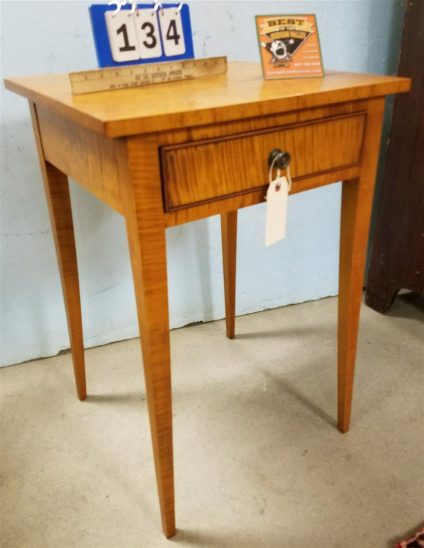 SGND. ELDRED WHEELER BIRDSEYE + TIGER MAPLE 1 DRAWER (1 of 5)