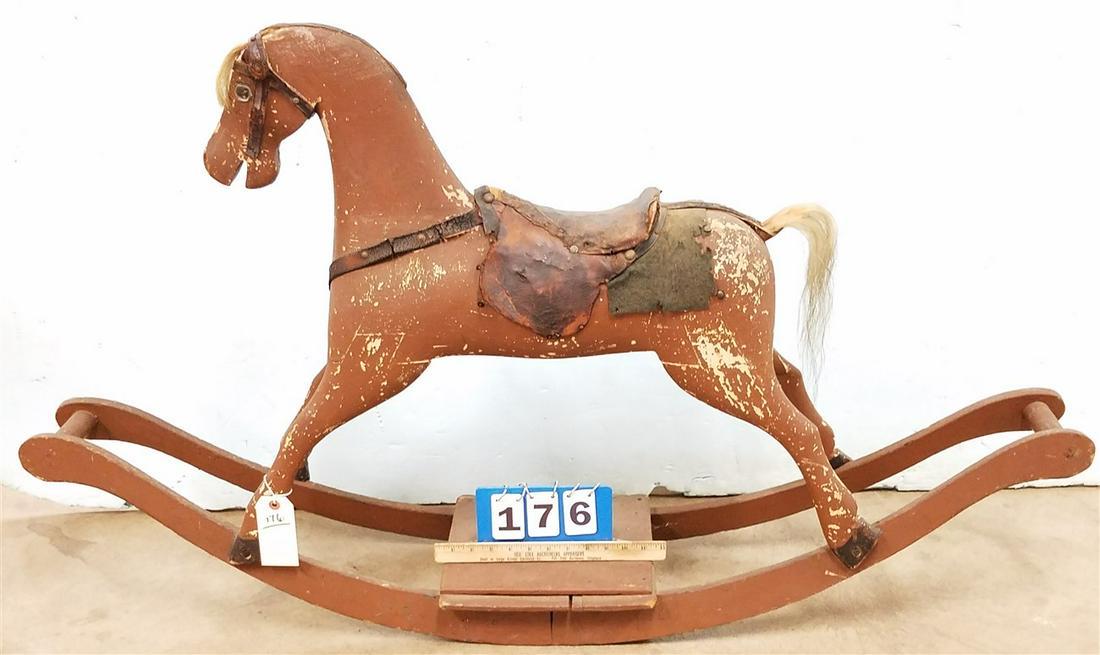 19th c. HOBBY HORSE 30"H X 53"L (1 of 1)