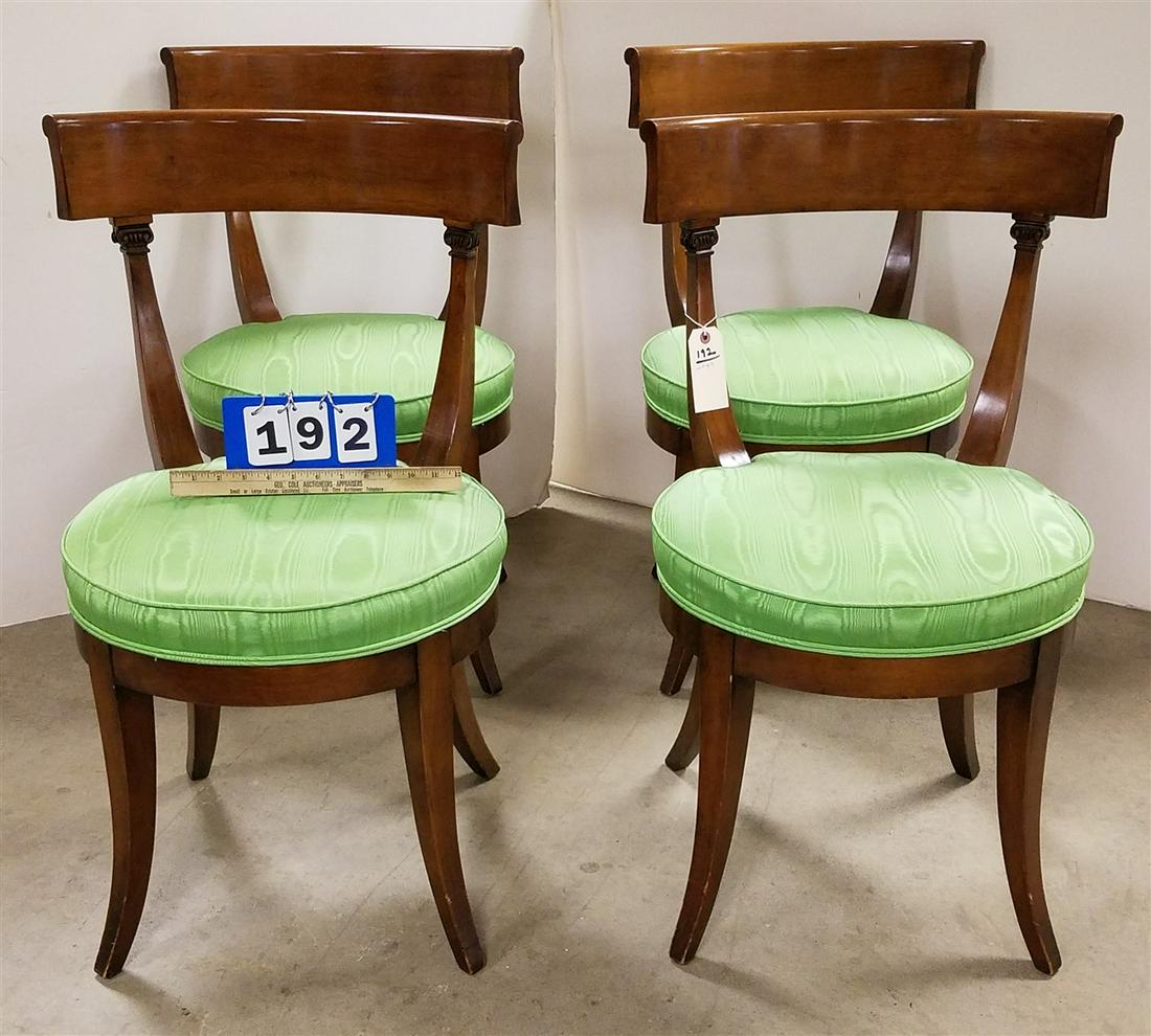 SET 4 NEO CLASSICAL STYLE CHAIRS (1 of 2)