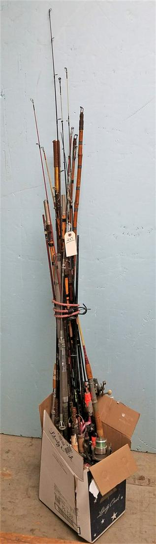 LOT FISHING POLES: LOT FISHING POLES