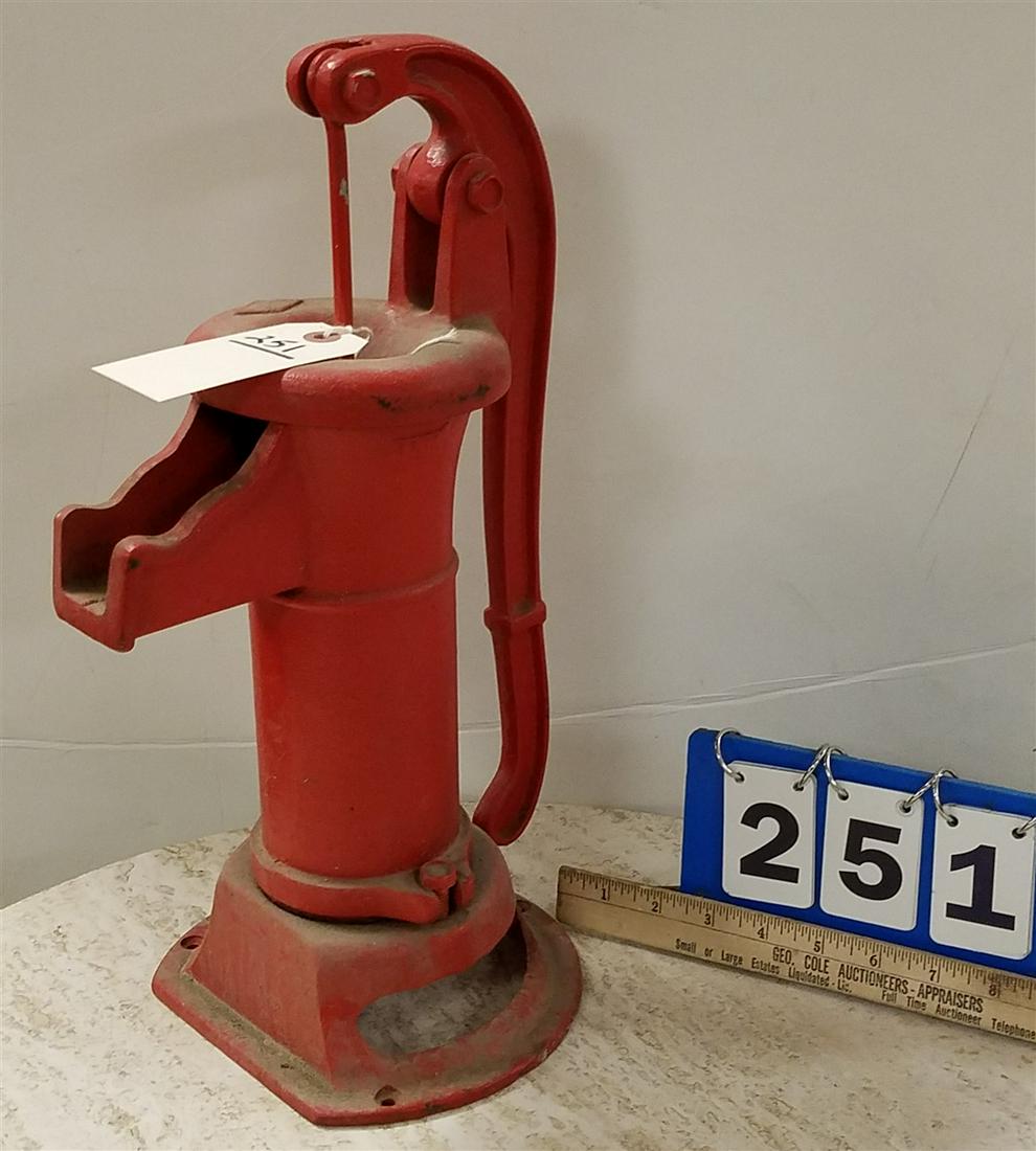 CAST IRON WATER PUMP, 17" (1 of 3)