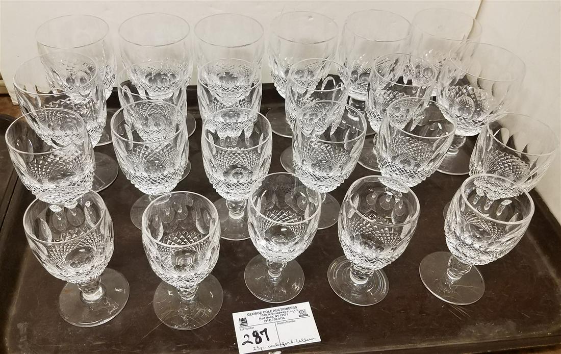 TRAY 23PC. WATERFORD COLLEEN STEMWARE (1 of 7)