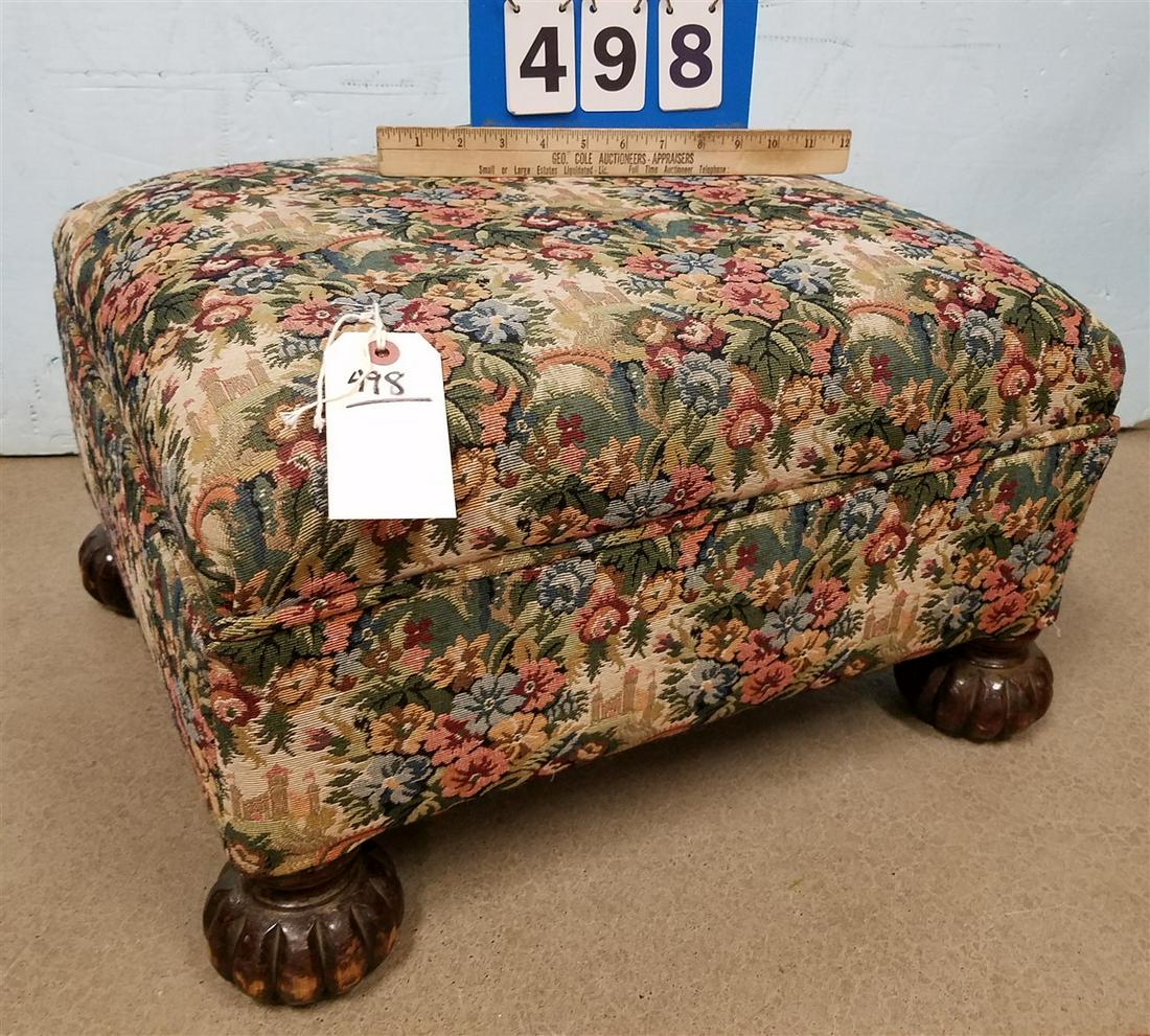 UPHOLS. FOOTSTOOL: UPHOLS. FOOTSTOOL