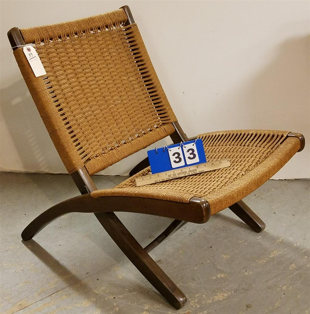 HANS WAGNER? STYLE FOLDING CHAIR: HANS WAGNER? STYLE FOLDING CHAIR
