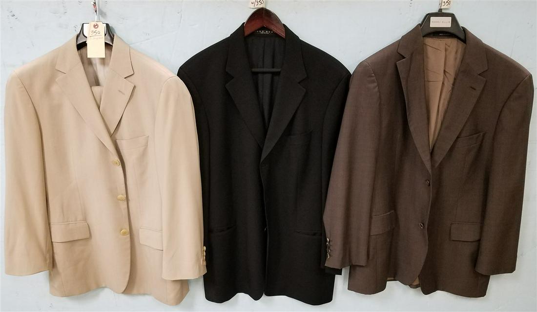 3 HUGO BOSS SUIT JACKETS 1 W/ TROUSERS (1 of 9)