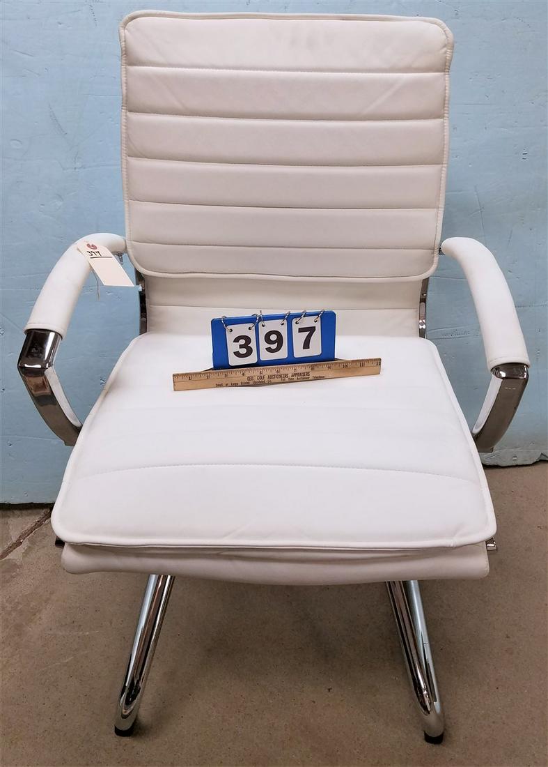 CHROME FRAME ARMCHAIR (1 of 2)