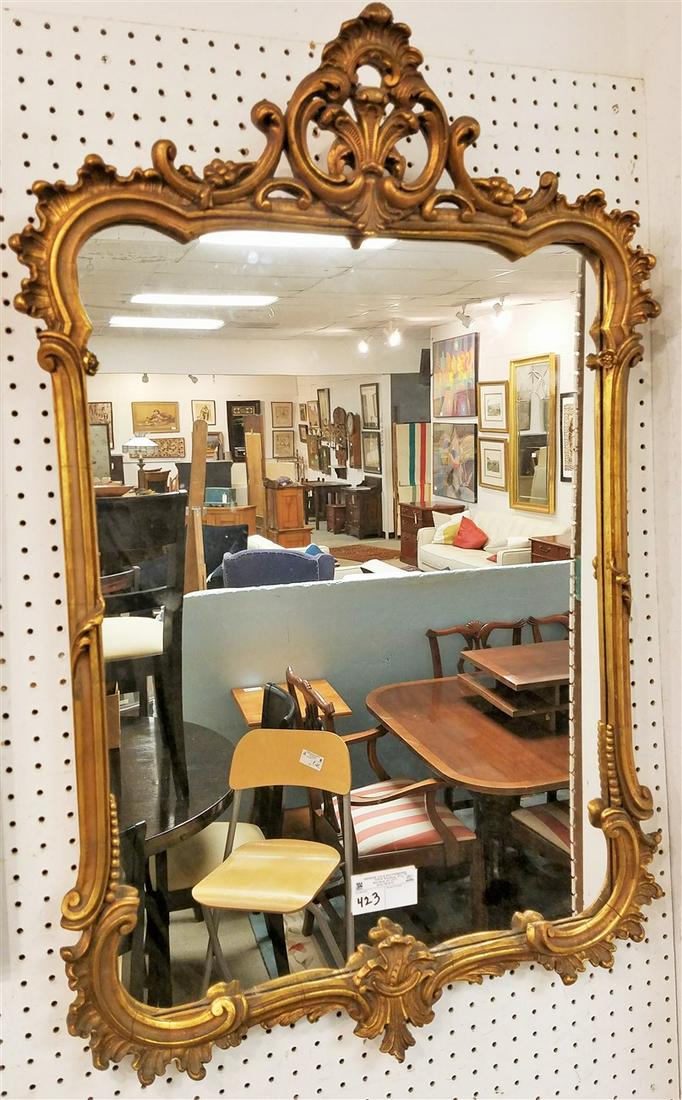 GILT FRAMED MIRROR, 40" X 25.5" (1 of 1)