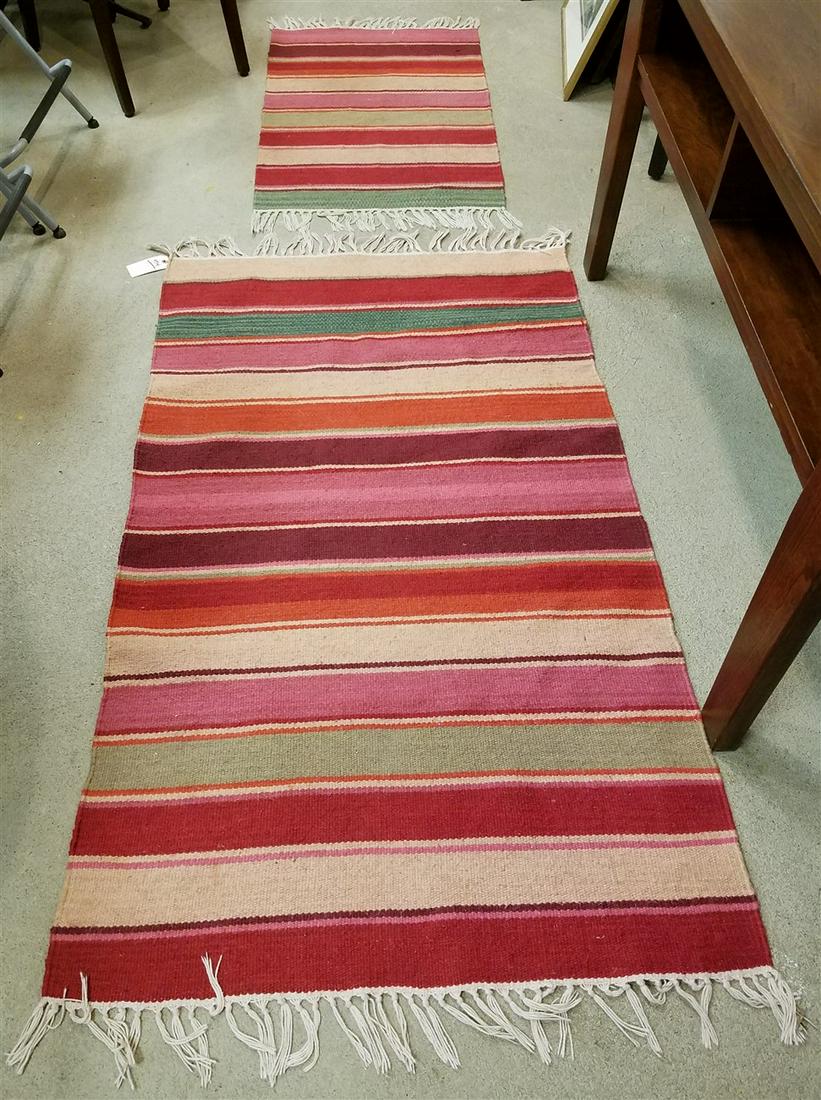 KILIM CARPETS 3'X5'8" + 2' X 3'8" (1 of 2)