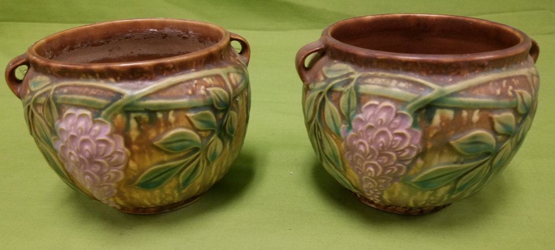 TRAY PR ROSEVILLE WISTERIA VASES 4" (1 of 5)