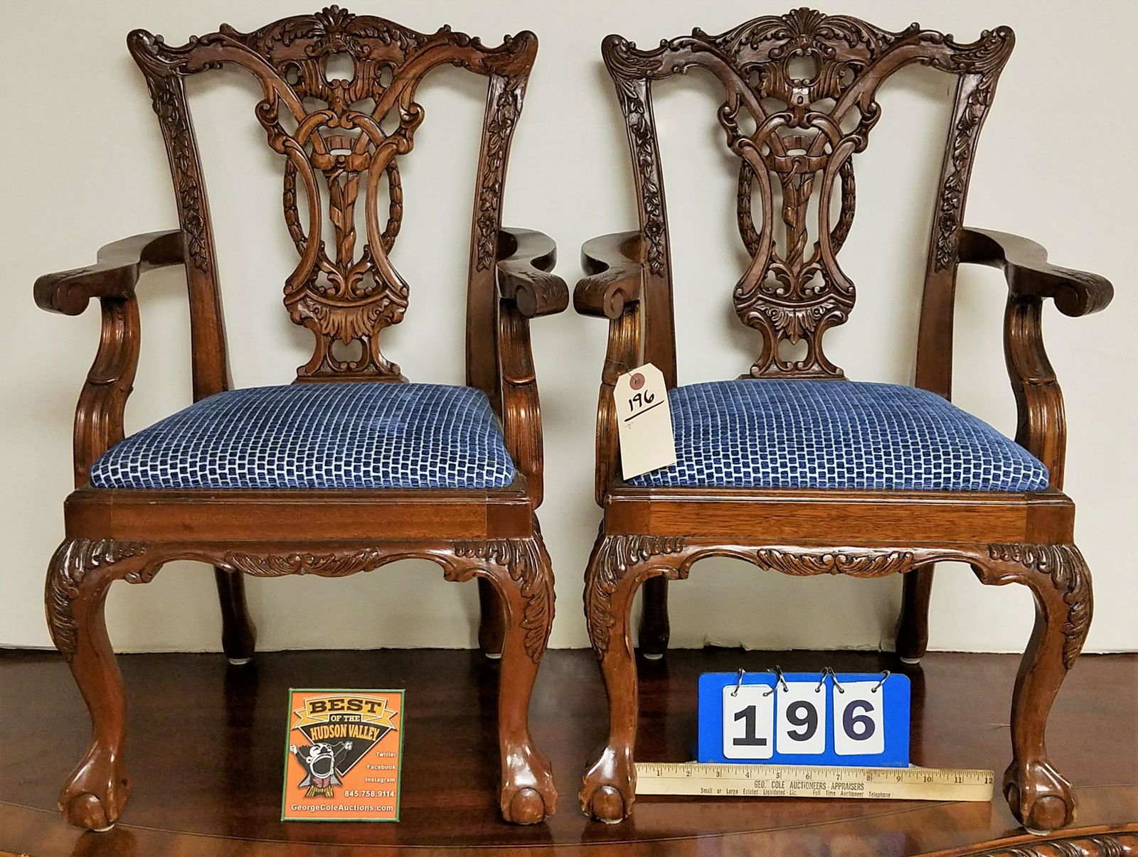 PR CHIPPENDALE STYLE CHILDS CHAIR (1 of 2)